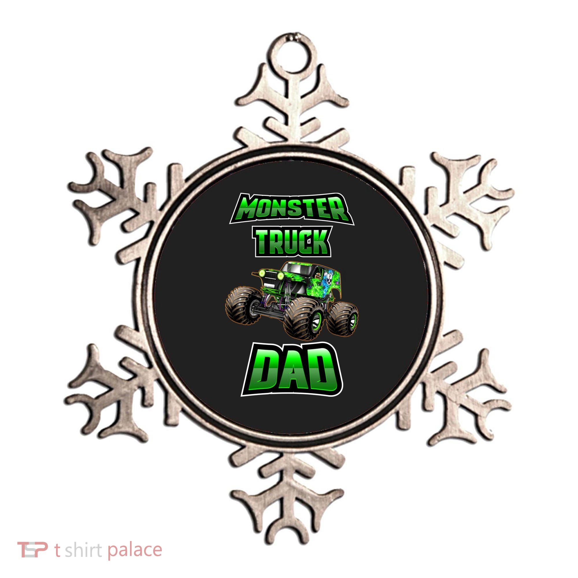 Monster Trucks Are My Jam Monster Truck Dad Ornament