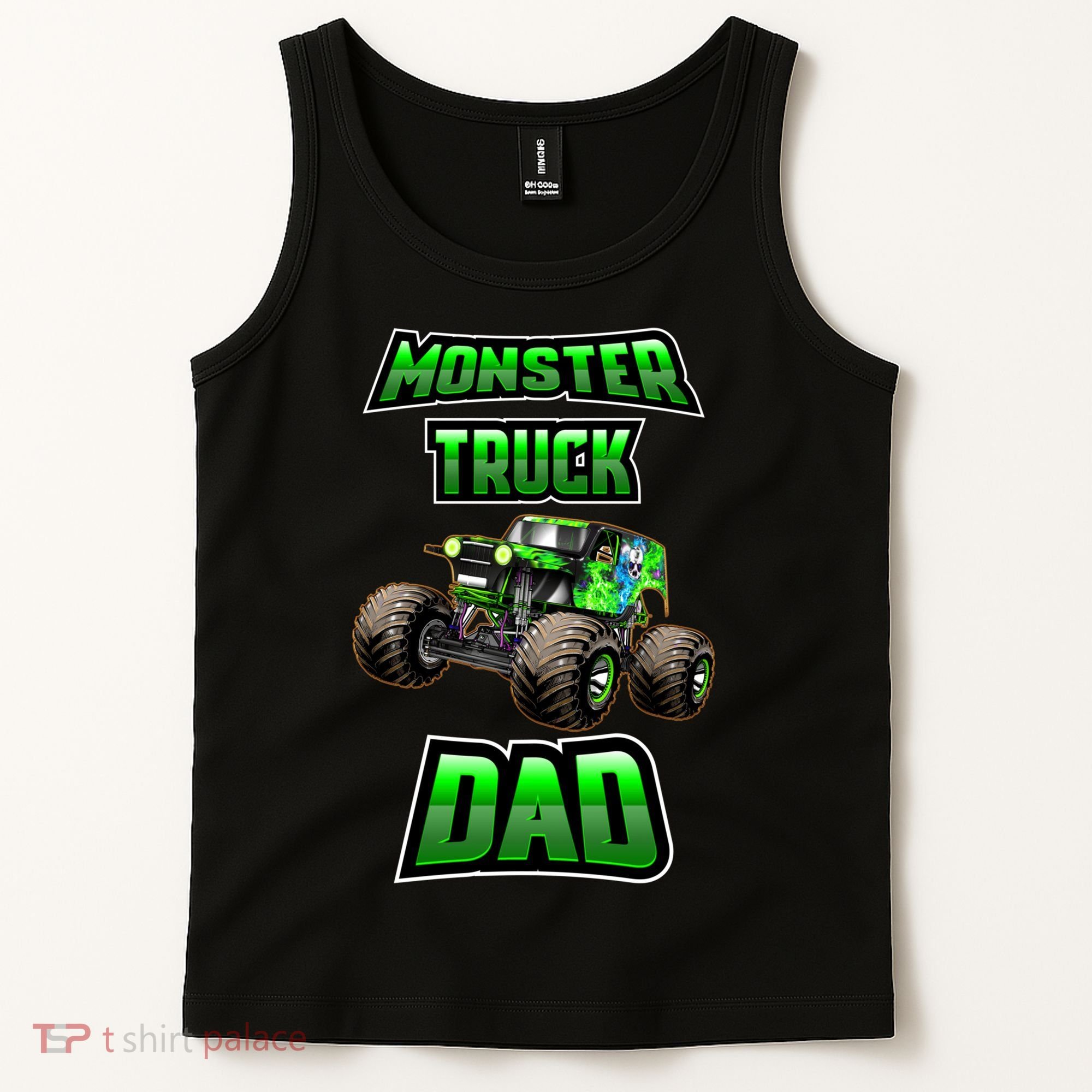 Monster Trucks Are My Jam Monster Truck Dad Tank Top