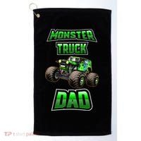 Monster Trucks Are My Jam Monster Truck Dad Golf Towel thumb 0