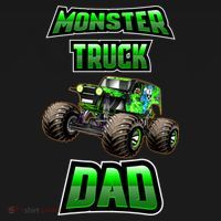 Monster Trucks Are My Jam Monster Truck Dad Toddler T-Shirt thumb 4