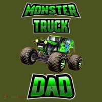 Monster Trucks Are My Jam Monster Truck Dad The Baniff Cuffed Pom Beanie thumb 2