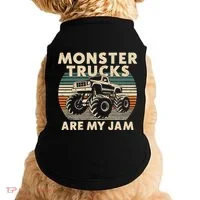 Monster Trucks Are My Jam Doggie Tank thumb 0