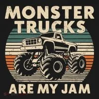 Monster Trucks Are My Jam Toddler Hoodie thumb 2