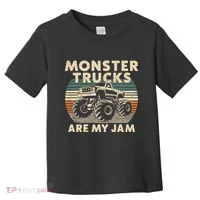 Monster Trucks Are My Jam Toddler T-Shirt thumb 0