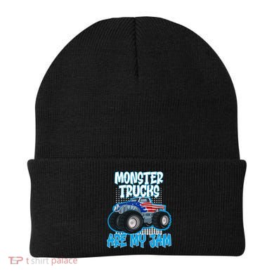 Monster Trucks Are My Jam Funny Monster Trucks Meaningful Gift Beanie