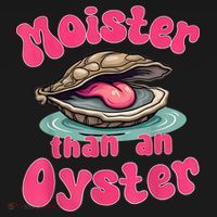 Moister Than An Oyster Funny Seafood Humor Women's Hoodie thumb 2