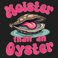 Moister Than An Oyster Funny Seafood Humor Hat thumb 2