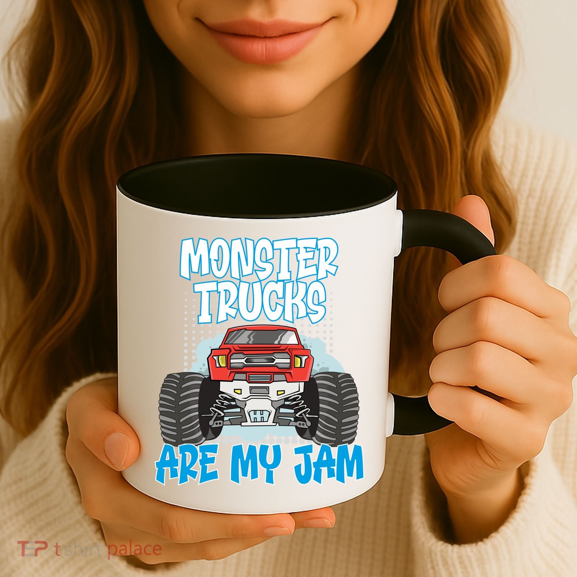 Monster Trucks Are My Jam Monster Truck Cute Gift Coffee Mug