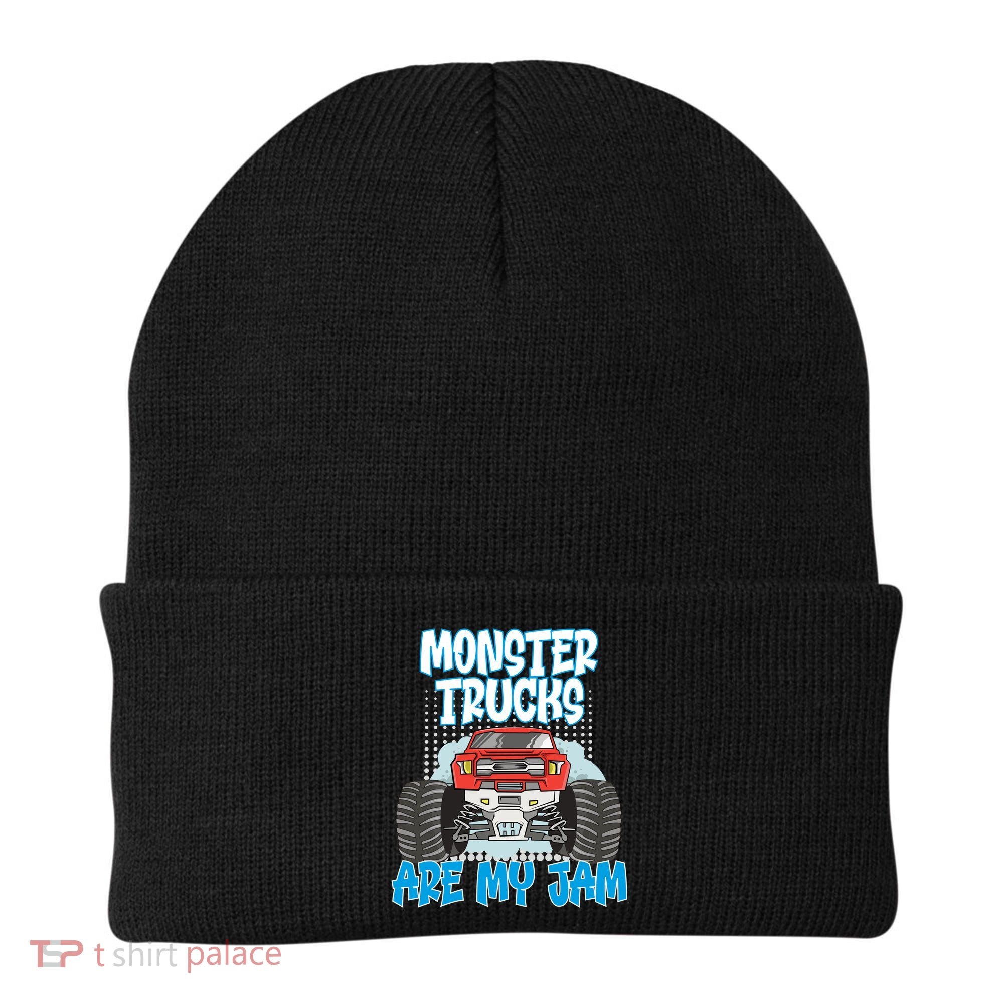 Monster Trucks Are My Jam Monster Truck Cute Gift Beanie