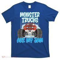 Monster Trucks Are My Jam Monster Truck Cute Gift T-Shirt thumb 0