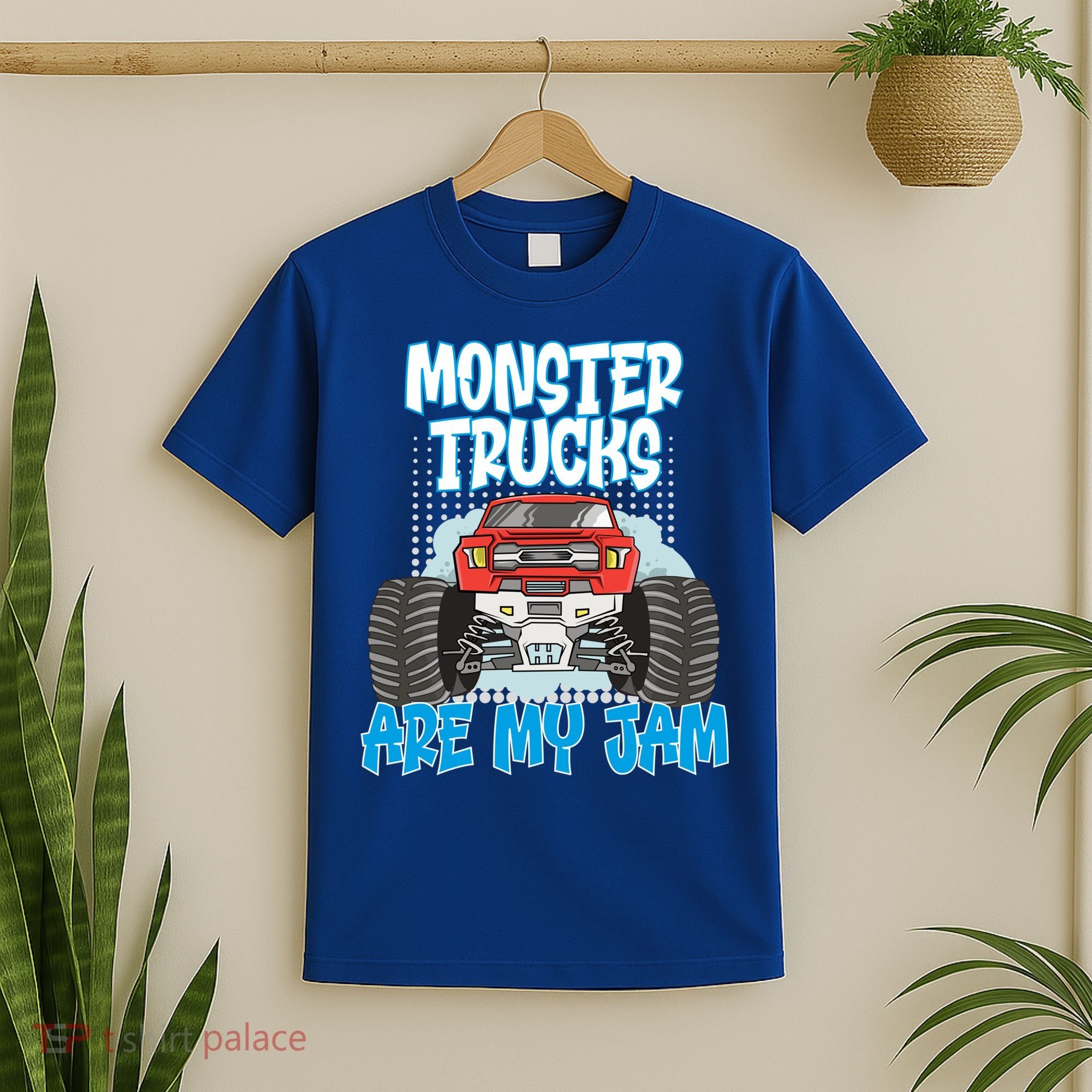 Monster Trucks Are My Jam Monster Truck Cute Gift T-Shirt