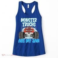 Monster Trucks Are My Jam Monster Truck Cute Gift Women's Tank Top thumb 0