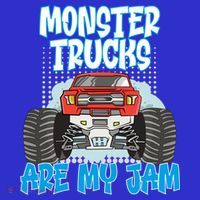 Monster Trucks Are My Jam Monster Truck Cute Gift Toddler Hoodie thumb 2
