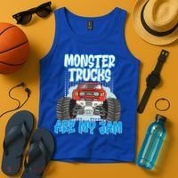 Monster Trucks Are My Jam Monster Truck Cute Gift Tank Top thumb 4