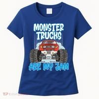 Monster Trucks Are My Jam Monster Truck Cute Gift Women's T-Shirt thumb 0