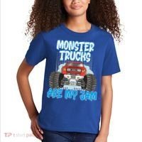 Monster Trucks Are My Jam Monster Truck Cute Gift Kids T-Shirt thumb 2