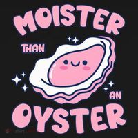 Moister Than An Oyster Inappropriate Shellfish Funny Raunchy Polo thumb 3