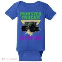 Monster Trucks Are My Jam Cool Gift Baby Bodysuit thumb 0
