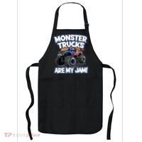 Monster Trucks Are My Jam Boy's Monster Truck Apron thumb 0