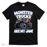 Monster Trucks Are My Jam Boy's Monster Truck T-Shirt thumb 0
