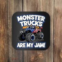 Monster Trucks Are My Jam Boy's Monster Truck Coaster thumb 0