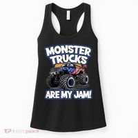 Monster Trucks Are My Jam Boy's Monster Truck Women's Tank Top thumb 0