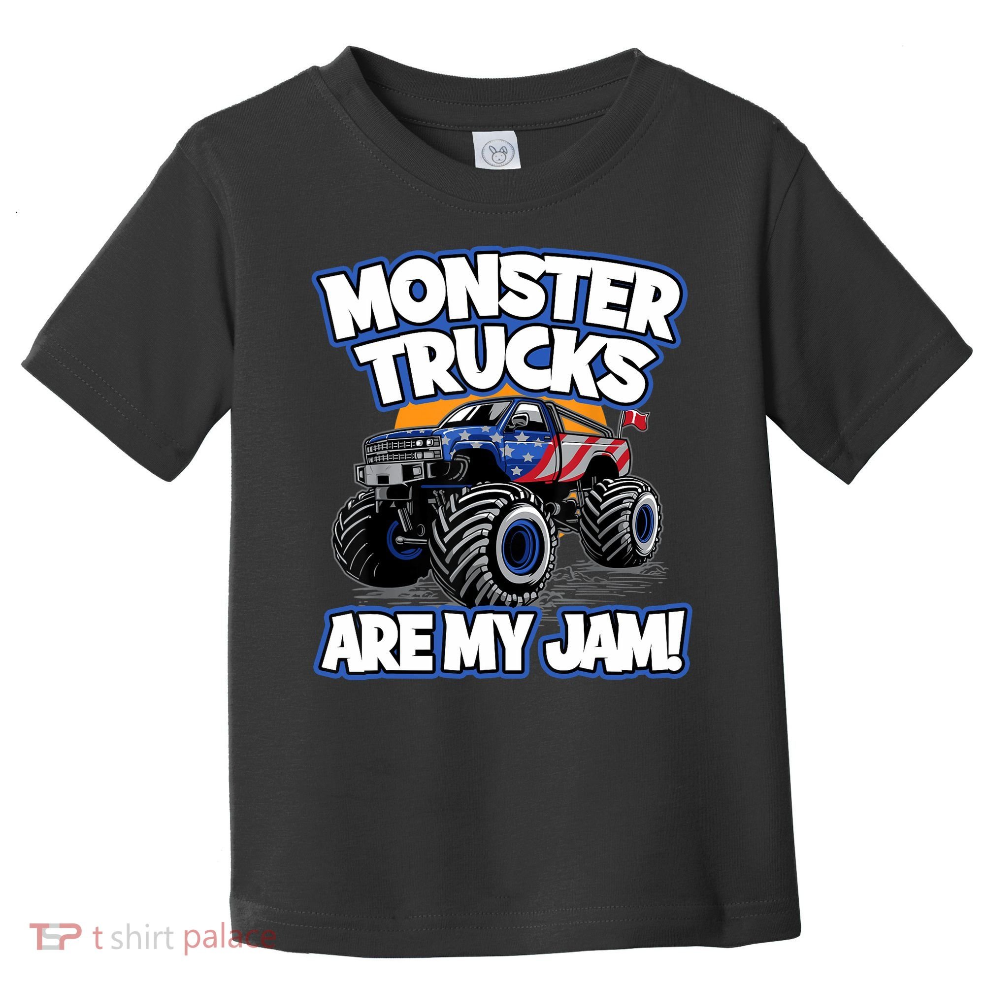 Monster Trucks Are My Jam Boy's Monster Truck Toddler T-Shirt
