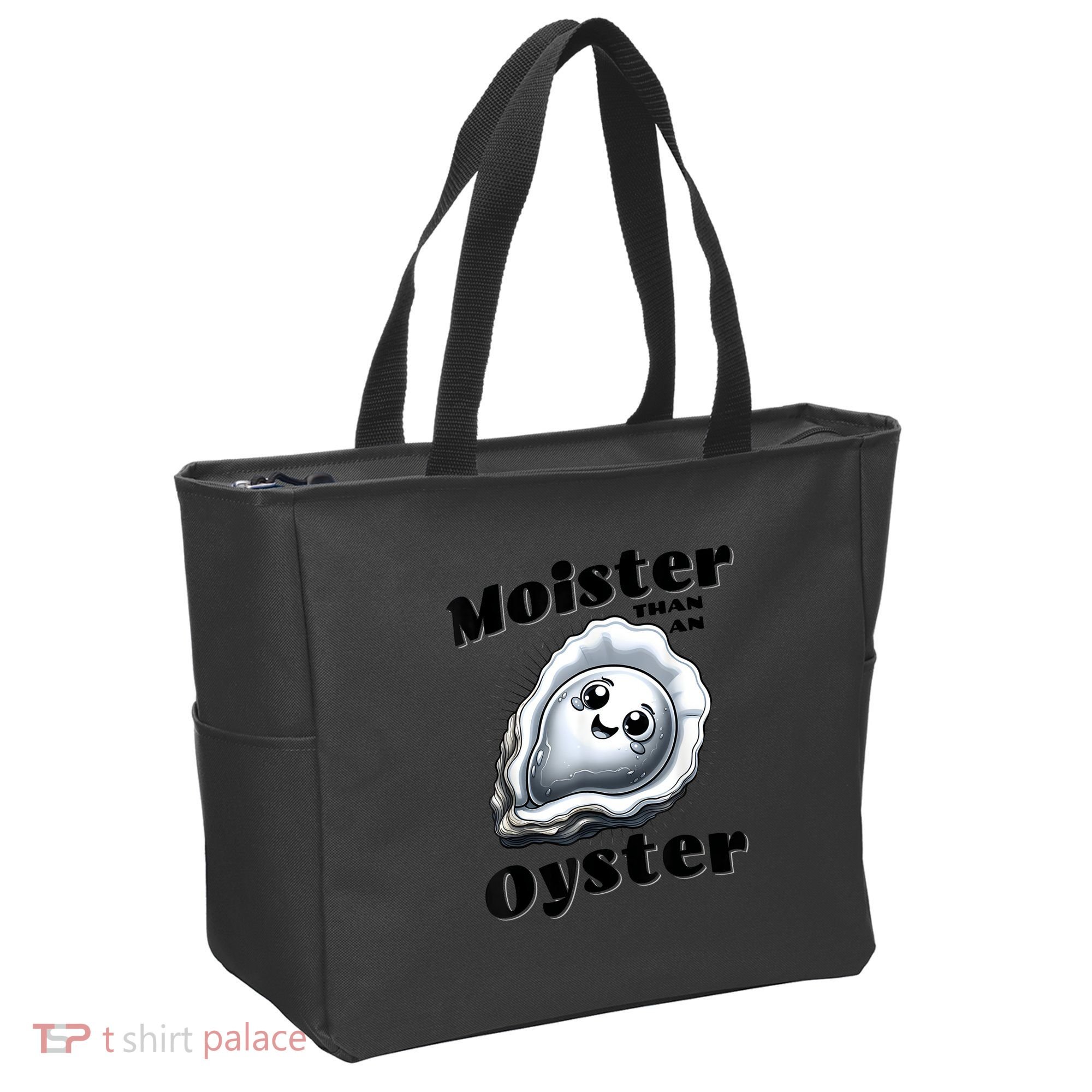 Moister Than An Oyster Funny Shucking Shellfish Seafood Tote Bag