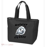 Moister Than An Oyster Funny Shucking Shellfish Seafood Tote Bag thumb 3