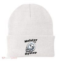 Moister Than An Oyster Funny Shucking Shellfish Seafood Beanie thumb 0