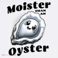 Moister Than An Oyster Funny Shucking Shellfish Seafood Mousepad thumb 1