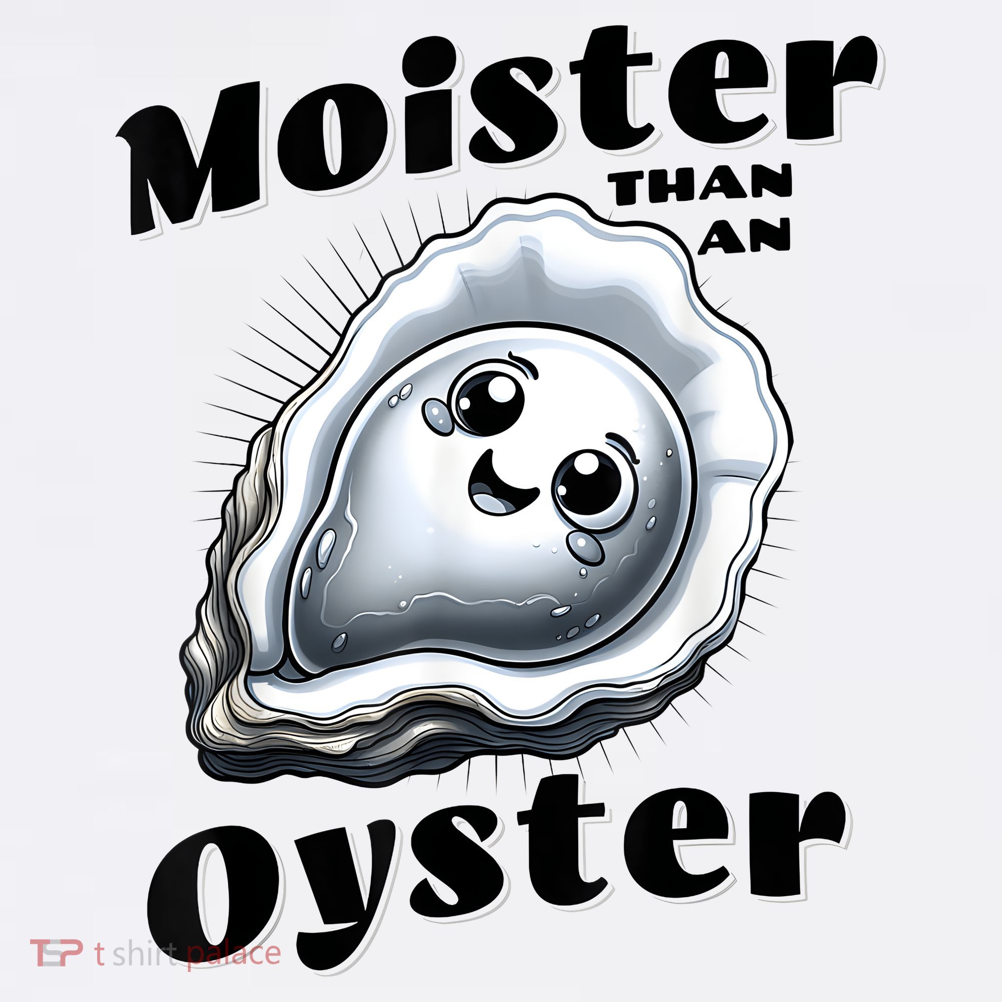 Moister Than An Oyster Funny Shucking Shellfish Seafood Women's Tank Top
