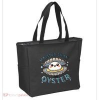Moister Than An Oyster Funny Shucking Shellfish Seafood Tote Bag thumb 2