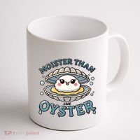 Moister Than An Oyster Funny Shucking Shellfish Seafood Coffee Mug thumb 1