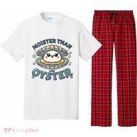 Moister Than An Oyster Funny Shucking Shellfish Seafood Pajama Set thumb 0