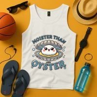 Moister Than An Oyster Funny Shucking Shellfish Seafood Tank Top thumb 4
