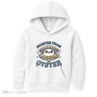 Moister Than An Oyster Funny Shucking Shellfish Seafood Kids Hoodie thumb 0
