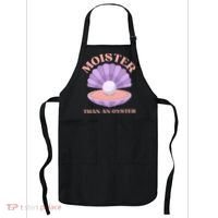 Moister Than An Oyster Shucking Funny Shellfish Shucker Apron thumb 0