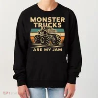 Monster Trucks Are My Jam Women's Sweatshirt thumb 0
