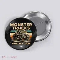 Monster Trucks Are My Jam Button thumb 0