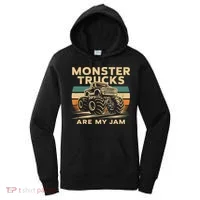 Monster Trucks Are My Jam Women's Hoodie thumb 0