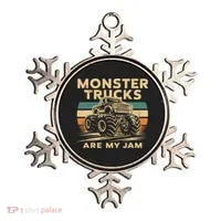 Monster Trucks Are My Jam Ornament thumb 0
