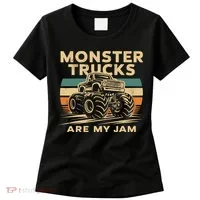Monster Trucks Are My Jam Women's T-Shirt thumb 0