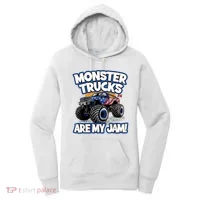 Monster Trucks Are My Jam Women's Hoodie thumb 0