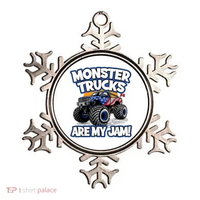 Monster Trucks Are My Jam Ornament