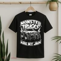 Monster Truck Are My Jam For Monster Truck Lovers T-Shirt thumb 2