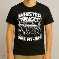 Monster Truck Are My Jam For Monster Truck Lovers T-Shirt thumb 3