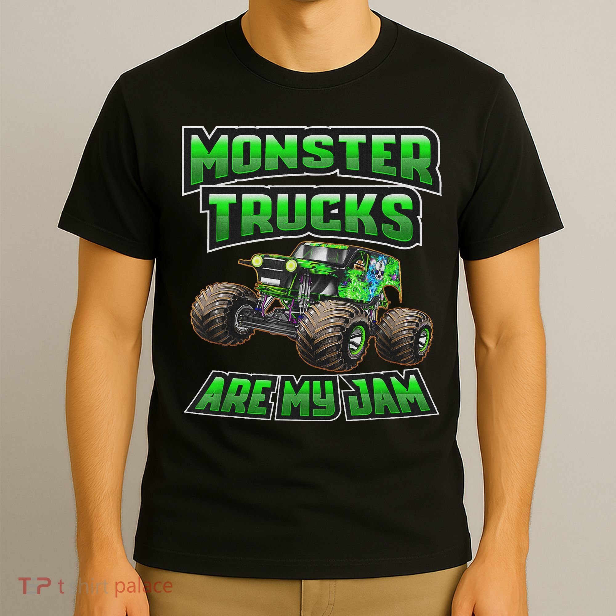 Monster Truck Are My Jam, Truck Birthday T-Shirt
