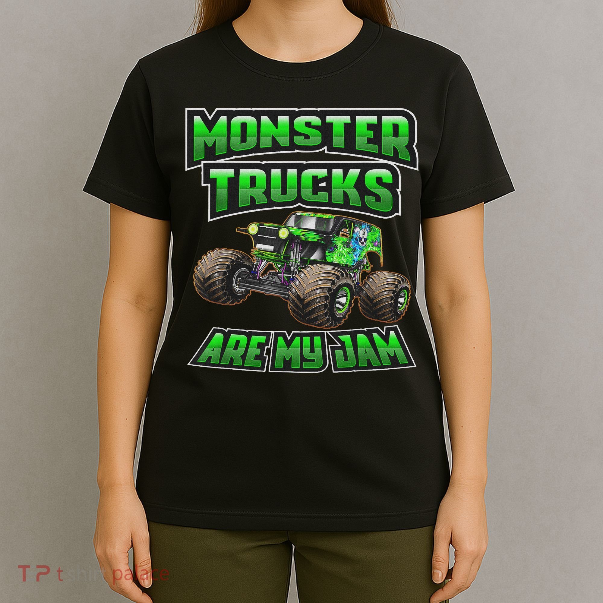 Monster Truck Are My Jam, Truck Birthday T-Shirt