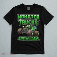 Monster Truck Are My Jam, Truck Birthday T-Shirt thumb 5